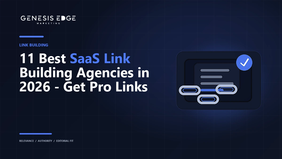 12 Best SaaS Link Building Agencies in 2026 blog cover image