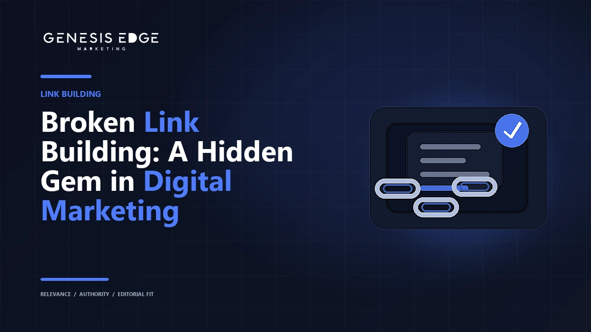 Broken Link Building: A Hidden Gem in Digital Marketing Strategy blog cover image