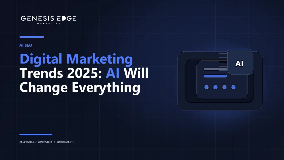 Digital Marketing Trends 2025: AI Will Change Everything blog cover image