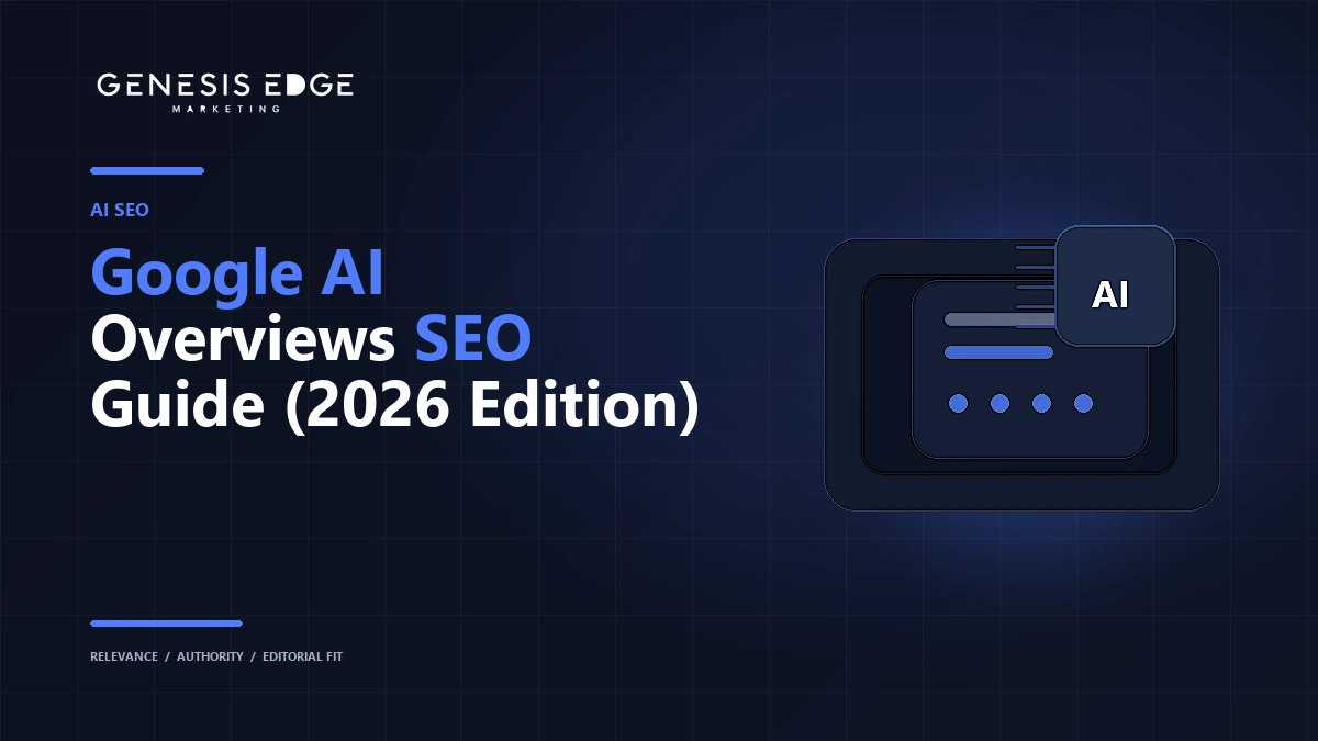 Google AI Overviews SEO Guide (2026 Edition) blog cover image